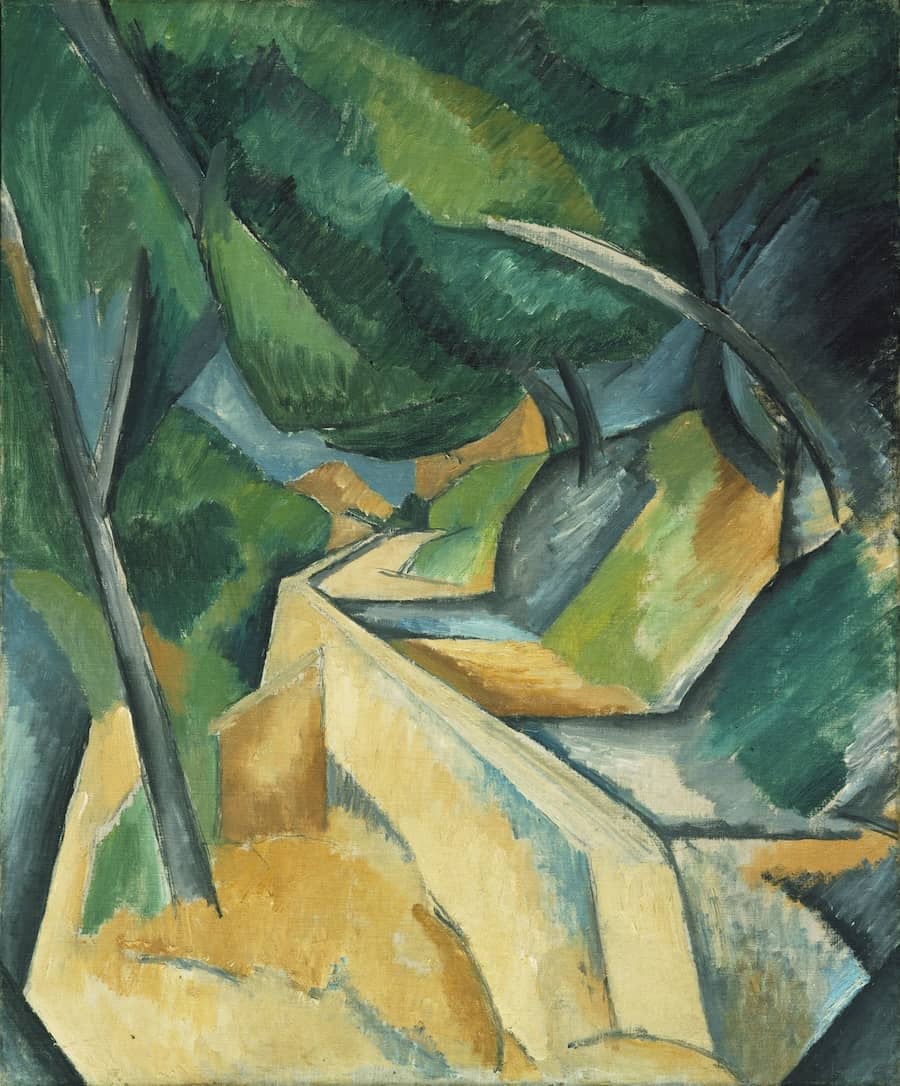 Road near L'Estaque, 1908 by Georges Braque