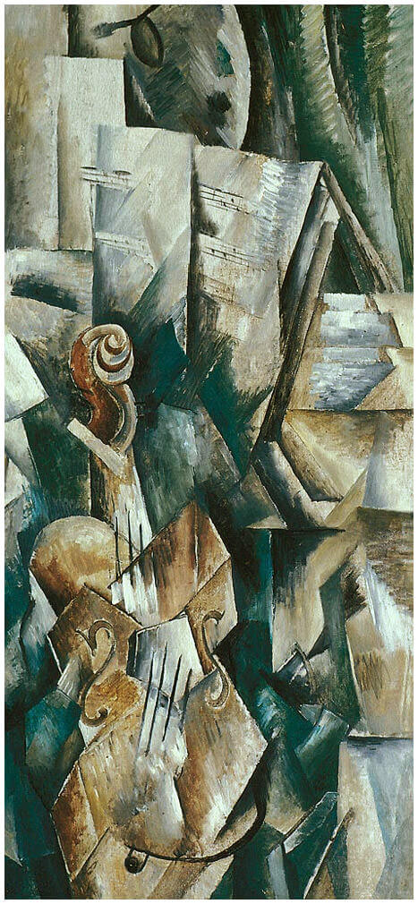 Violin and Palette, 1909 by Georges Braque